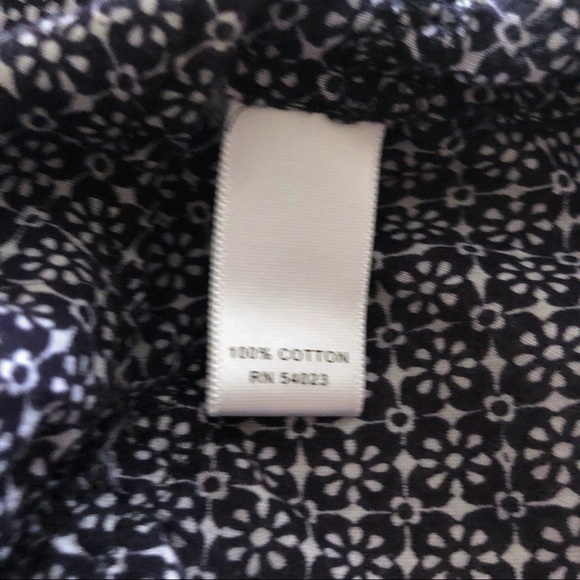Banana Republic Blue/White SL Button Front Blouse - Picture 6 of 6